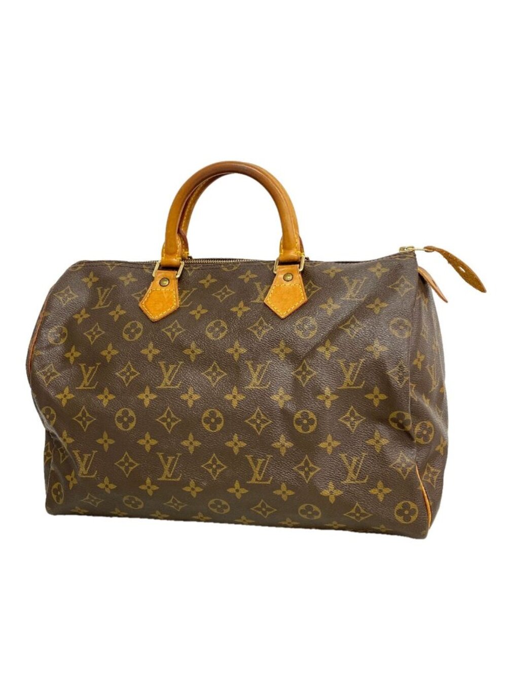 Louis Vuitton Handbag Monogram Speedy 35 Brown